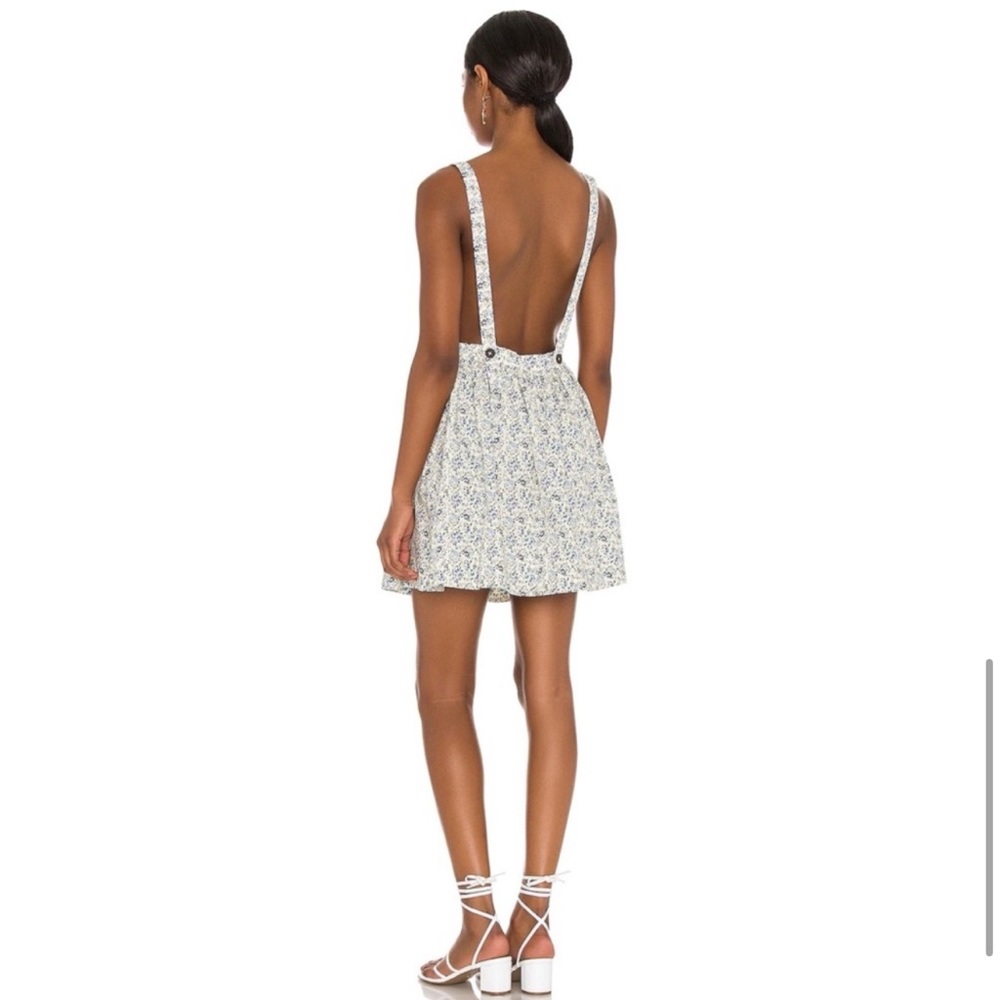 Free People Petunia Mini Dress Large in Tea Combo - Picture 4 of 11